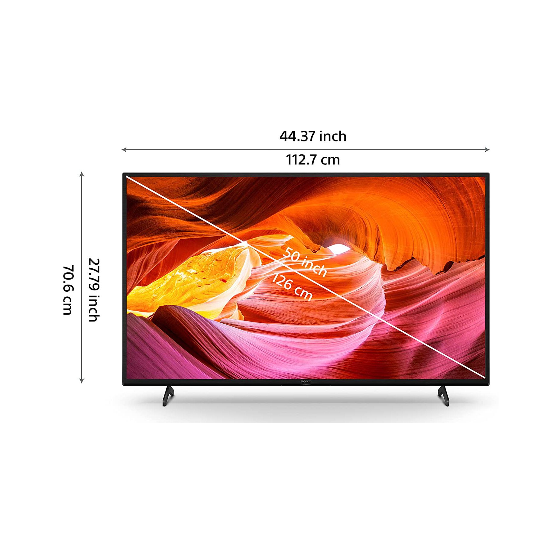 Sony Bravia 126 cm (50 inches) 4K Ultra HD Smart LED Google TV KD-50X75K (Black) - Image 3