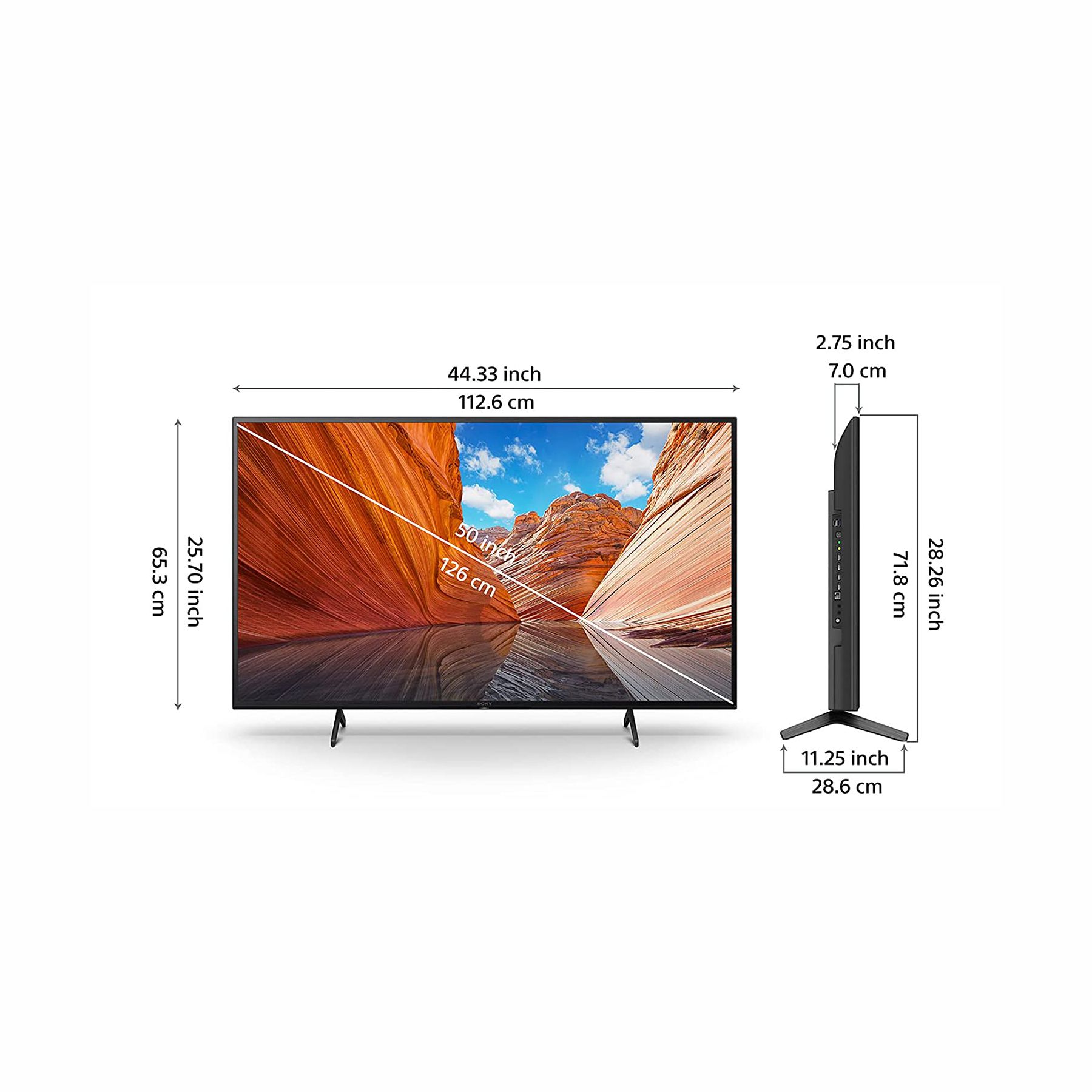 Sony Bravia 126 cm (50 inches) 4K Ultra HD Smart LED Google TV KD-50X80J - Image 4