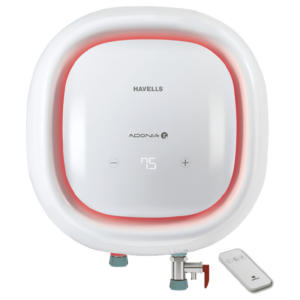 Havells Adonia R 25-Litre Vertical Storage Water Heater (Geyser) White 5 Star with Remote Control