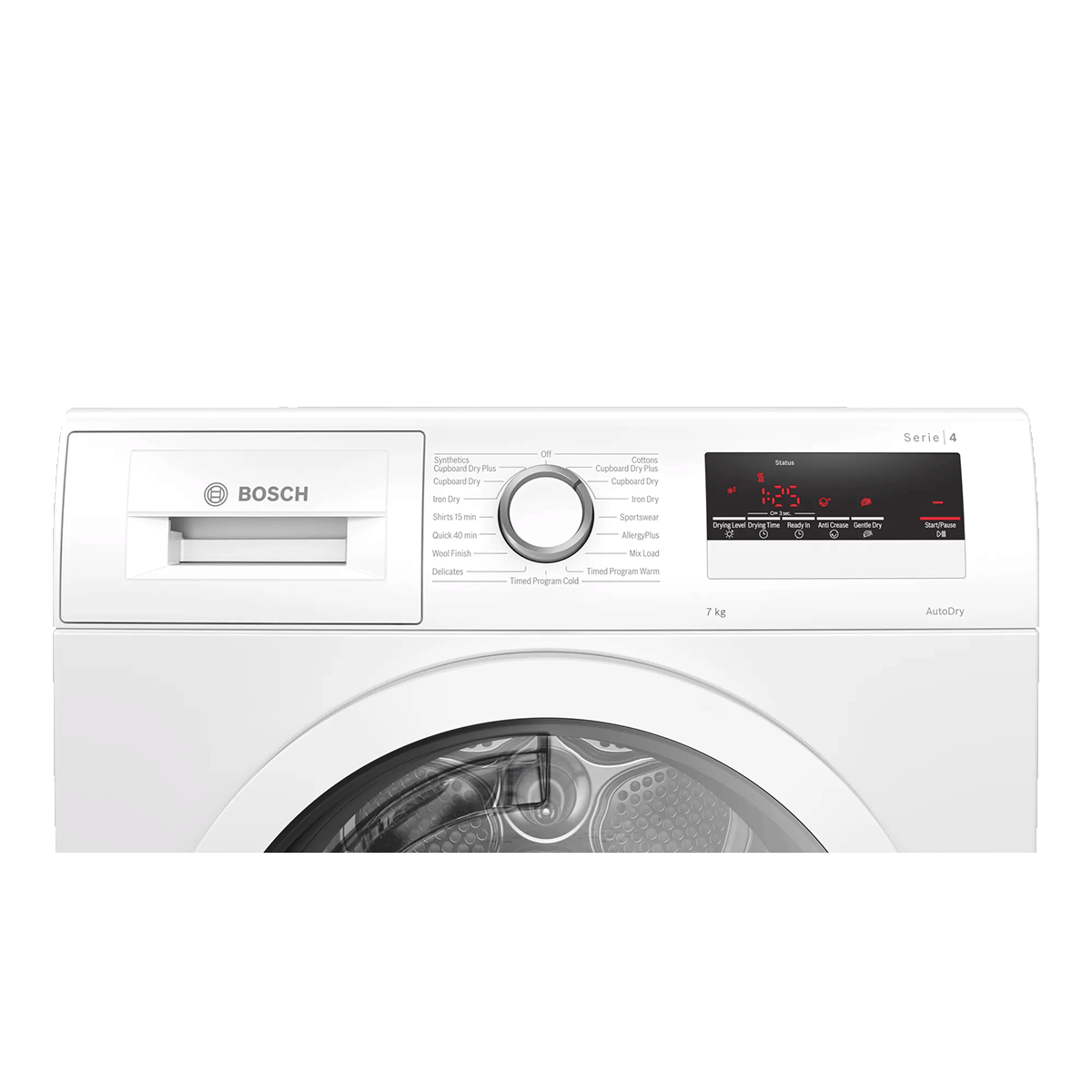 Bosch 7Kg Fully Automatic Condenser Dryer (WTN86203IN, White) - Image 3
