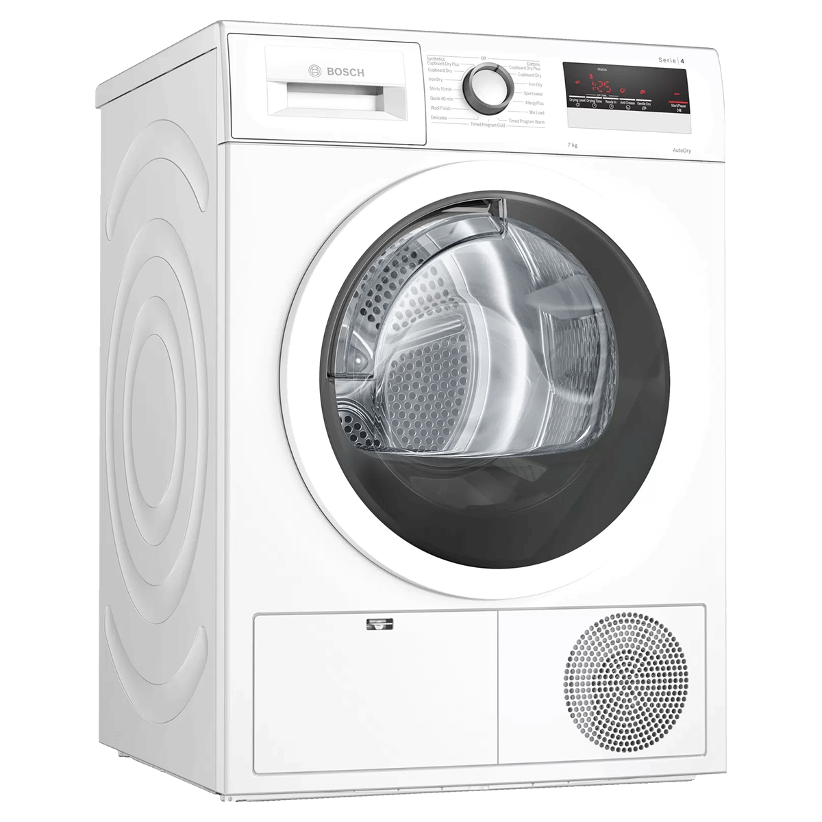 Bosch 7Kg Fully Automatic Condenser Dryer (WTN86203IN, White)