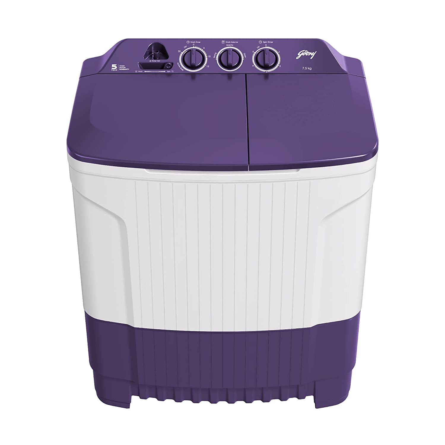 Godrej 7.5 kg Semi Automatic Washing Machine with Spin Shower