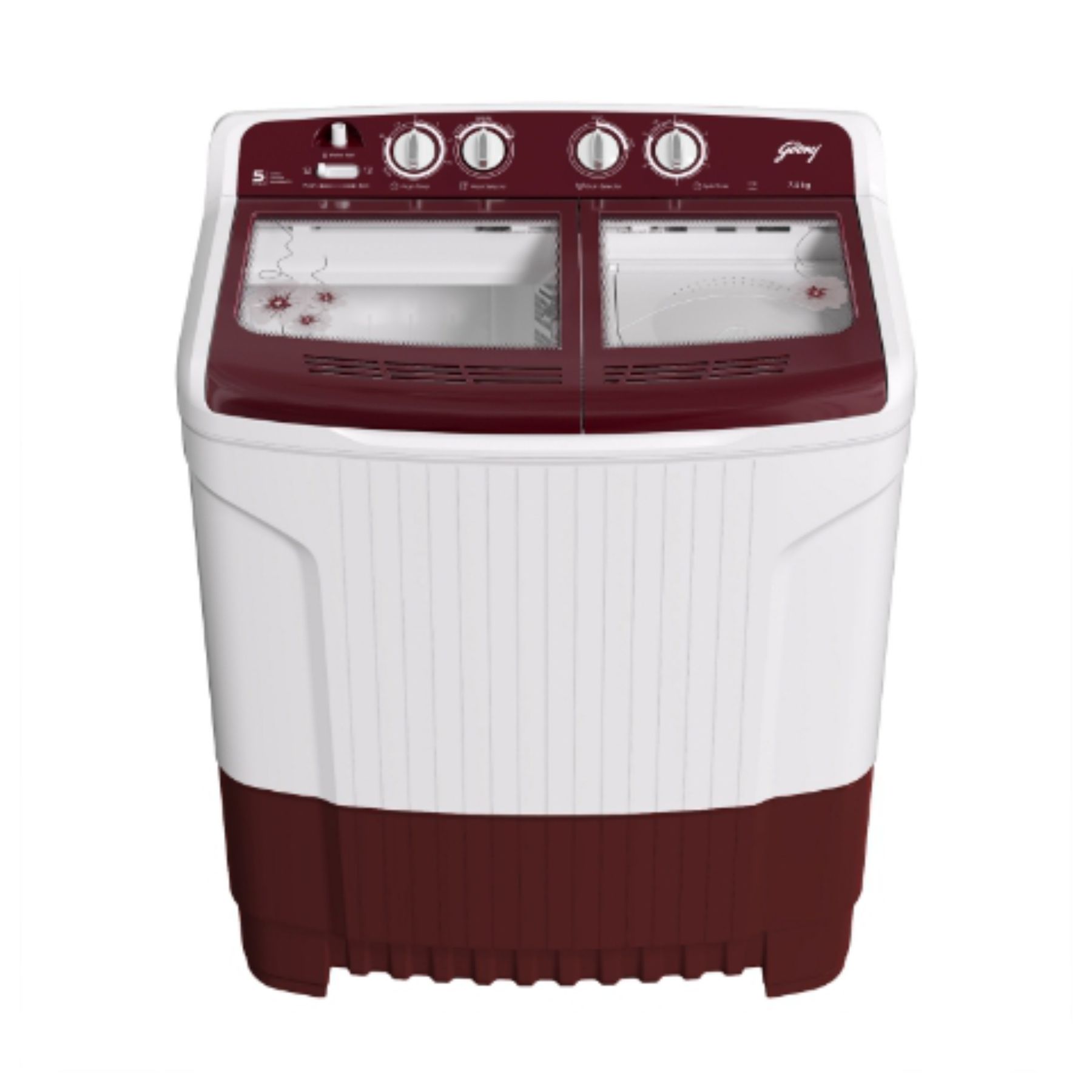 Godrej Edge 7.5 Kg 5 star Semi-Automatic Top Loading Washing Machine - Image 2
