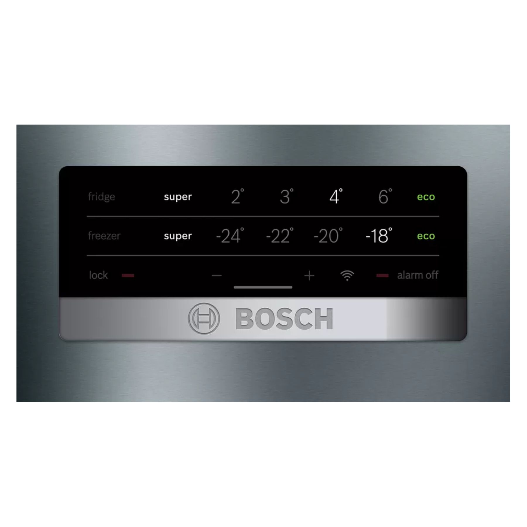 Bosch Series 4 332 Litres Frost Free Triple Door Convertible Refrigerator with Temperature Display - Image 5