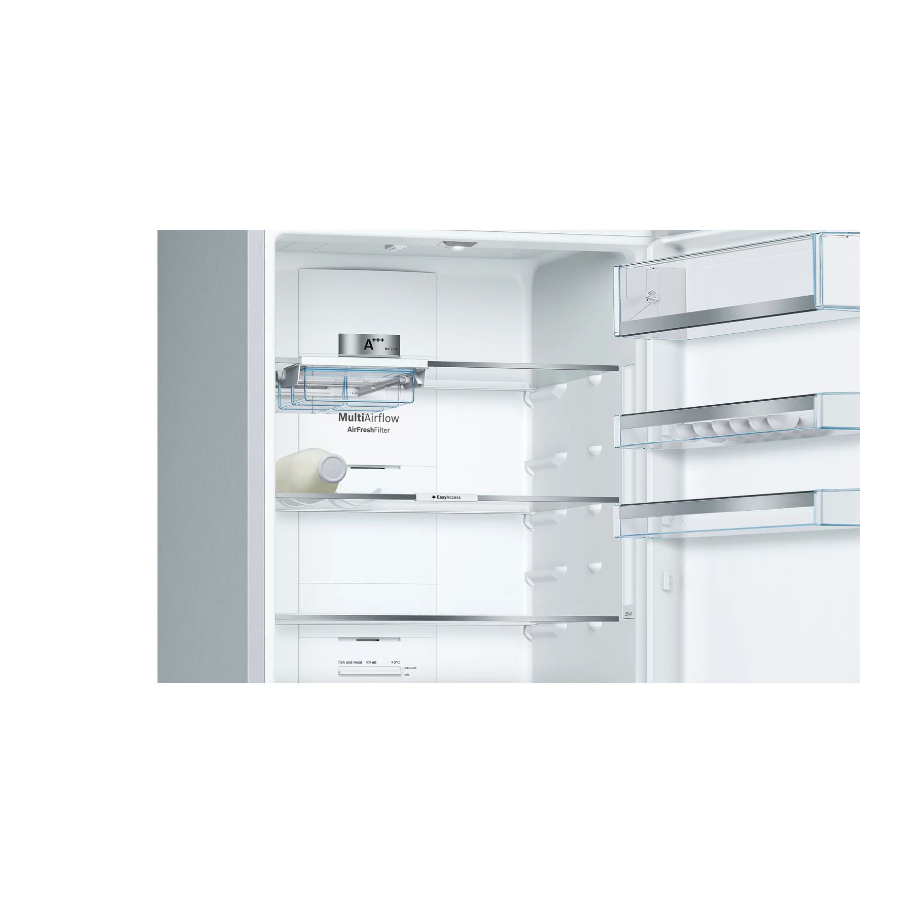 Bosch Series 6 559 Litres 2 Star Frost Free Double Door Bottom Mount Refrigerator with Temperature Display - Image 3