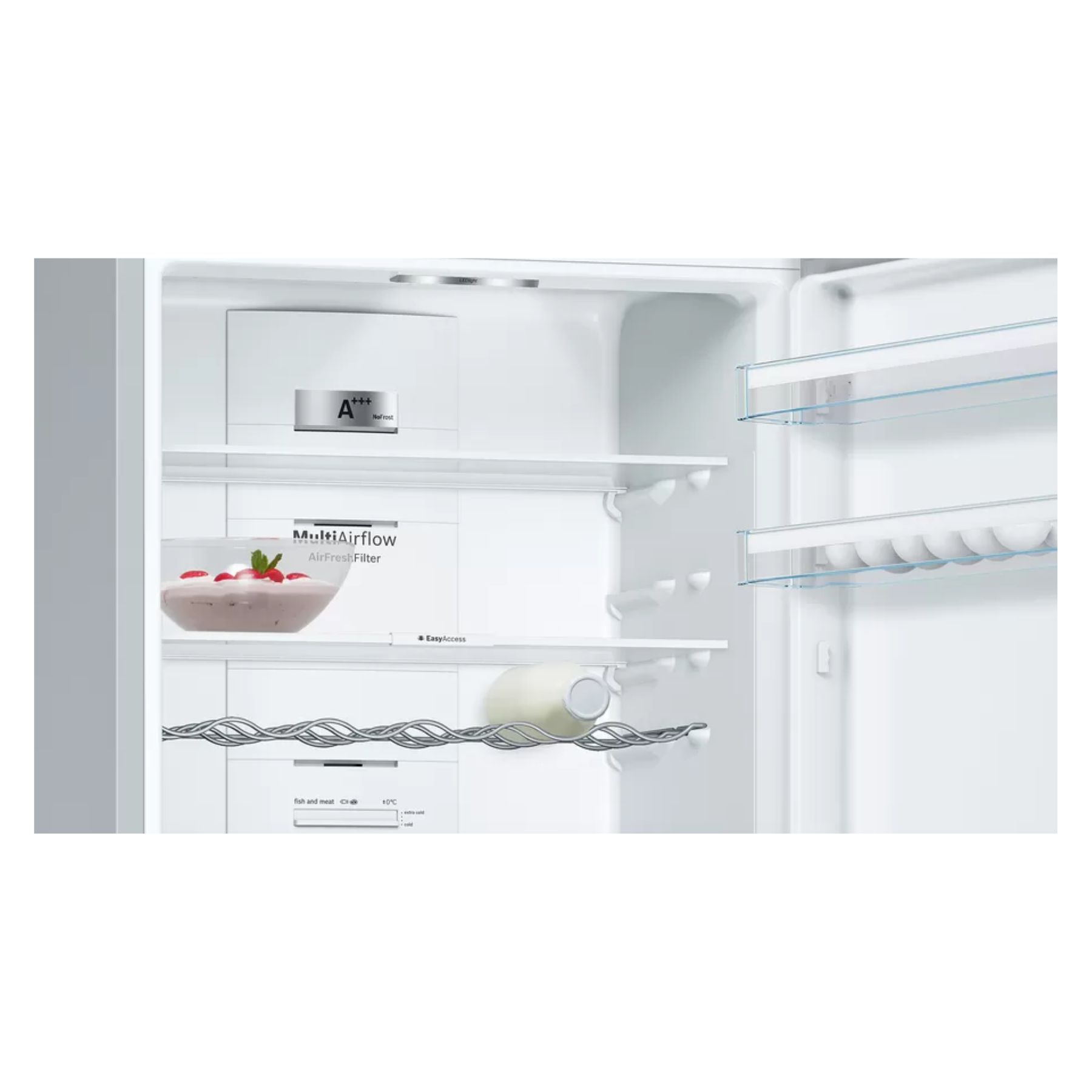 Bosch Series 4 332 Litres Frost Free Triple Door Convertible Refrigerator with Temperature Display - Image 4