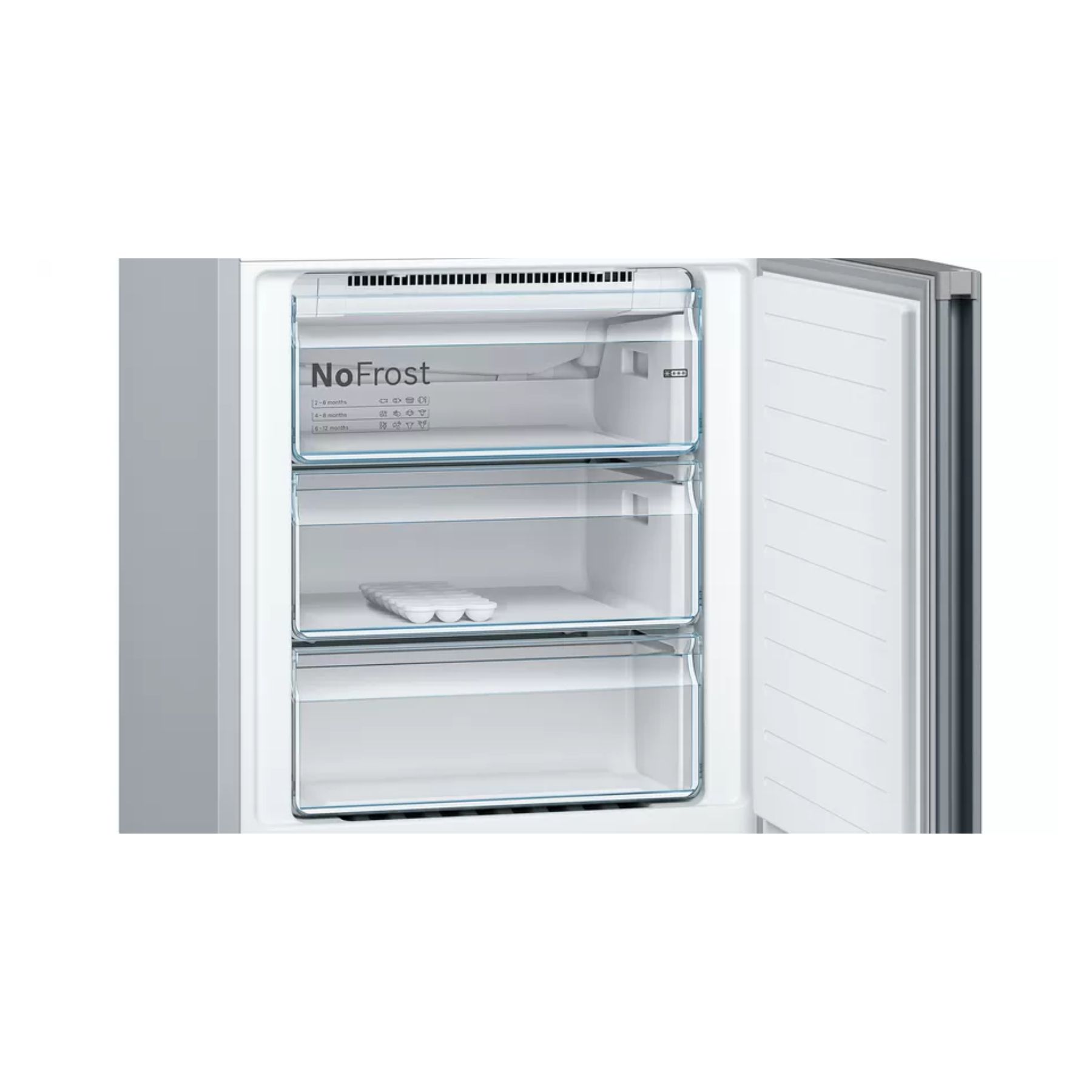 Bosch Series 4 332 Litres Frost Free Triple Door Convertible Refrigerator with Temperature Display - Image 6