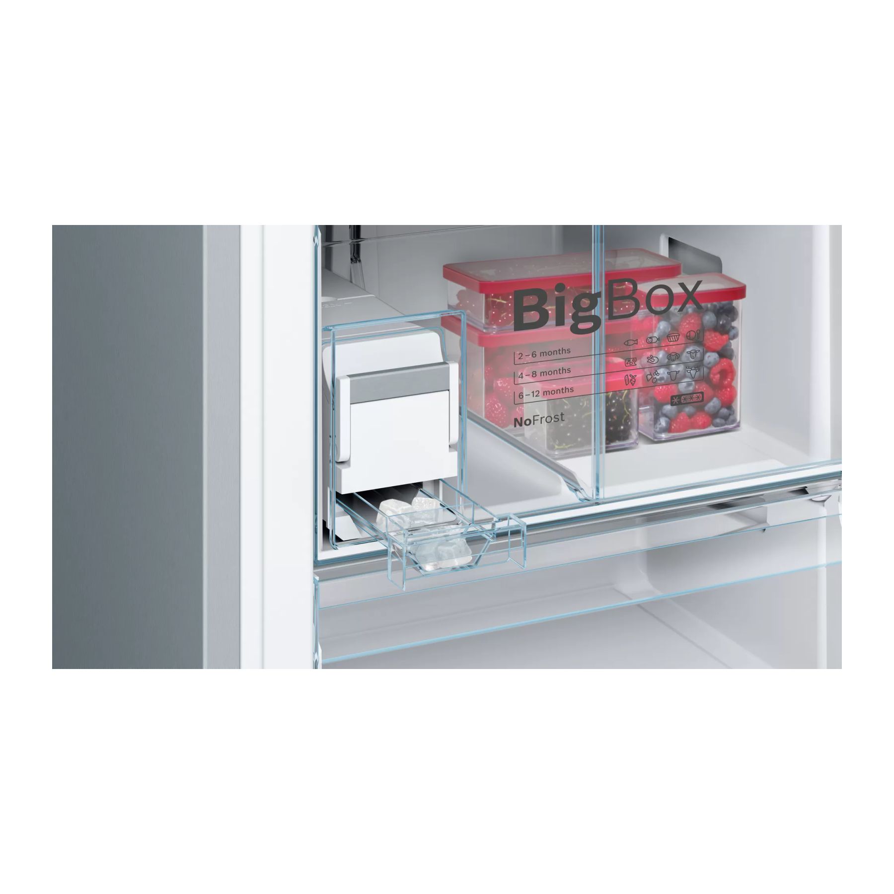 Bosch Series 6 559 Litres 2 Star Frost Free Double Door Bottom Mount Refrigerator with Temperature Display - Image 5