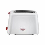 Maharaja Whiteline Viva 750-Watt Pop-up Toaster (Red and White)