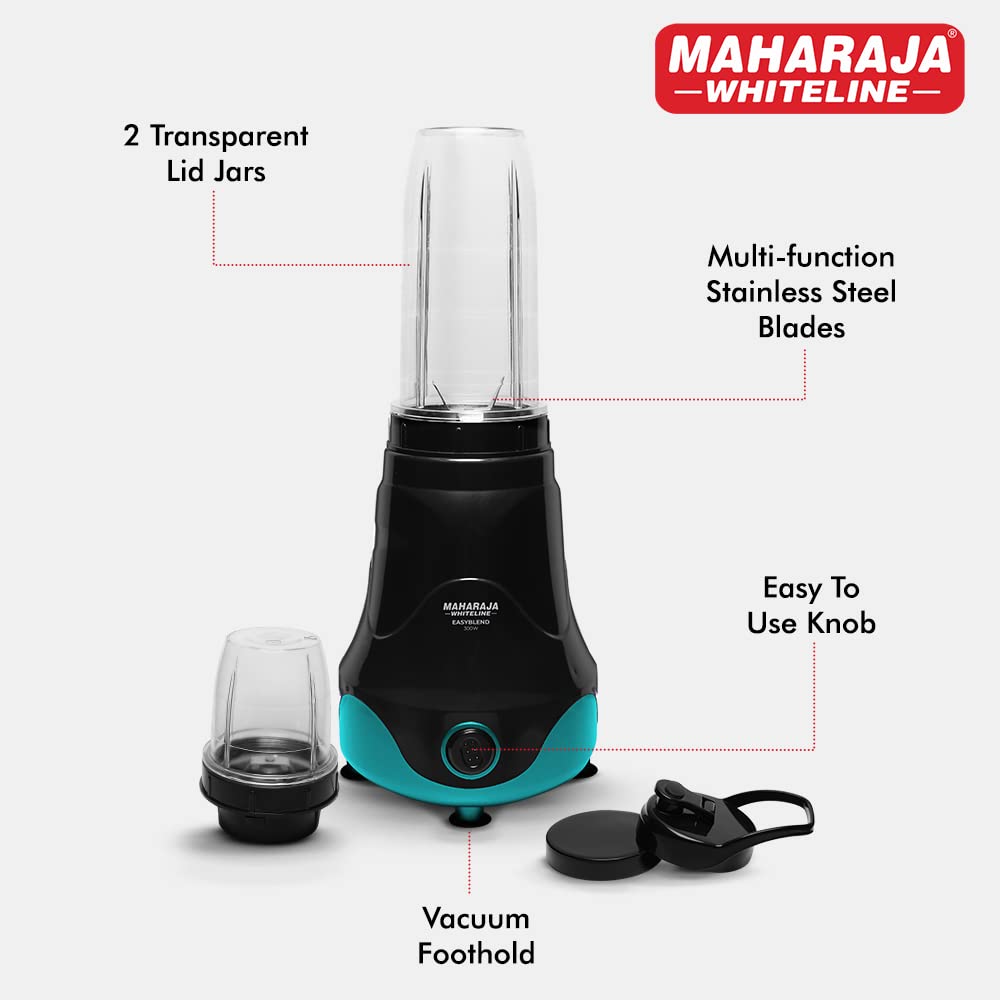 Maharaja Whiteline Easyblend Mixer Grinder, 300W - MX-257 - Image 4