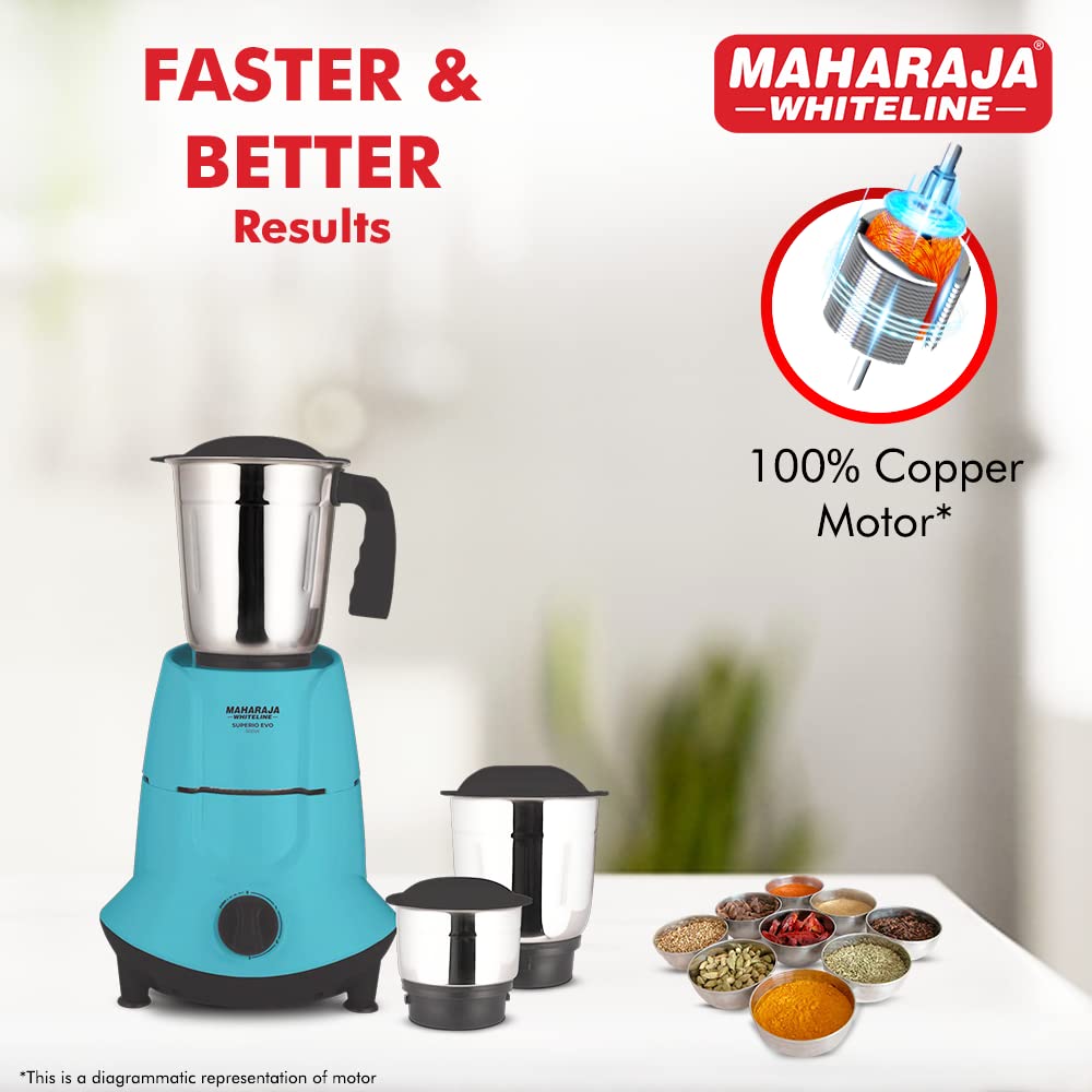 MAHARAJA SUPERIO EVO MX254 SUPERIO EVO 500W 500 Mixer Grinder - Image 4