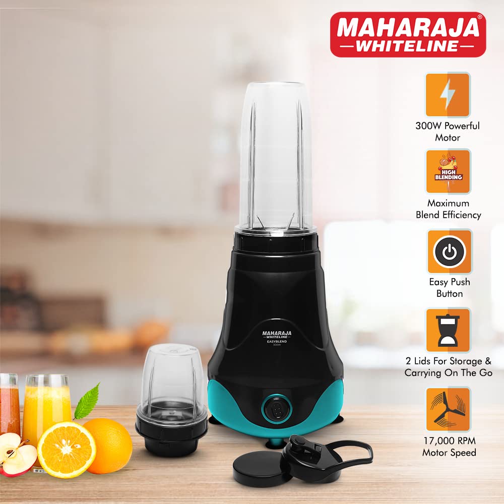 Maharaja Whiteline Easyblend Mixer Grinder, 300W - MX-257 - Image 3