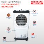 MAHARAJA WHITELINE 65 L Desert Air Cooler  (White, Prowave Super 65 Remote /CO-170)
