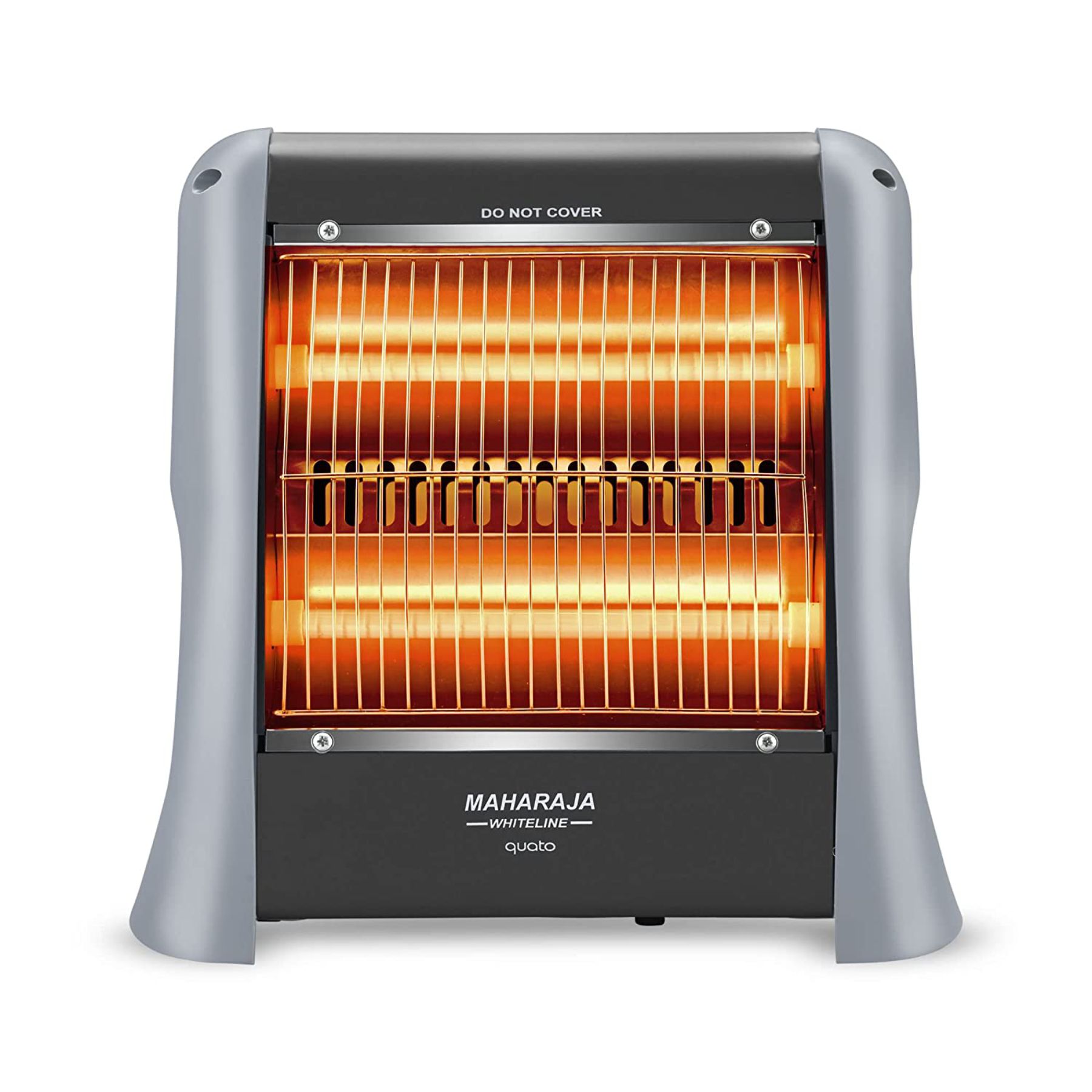 Maharaja Whiteline Quato 800 Watts Quartz Heater, Standard, Grey - Image 2