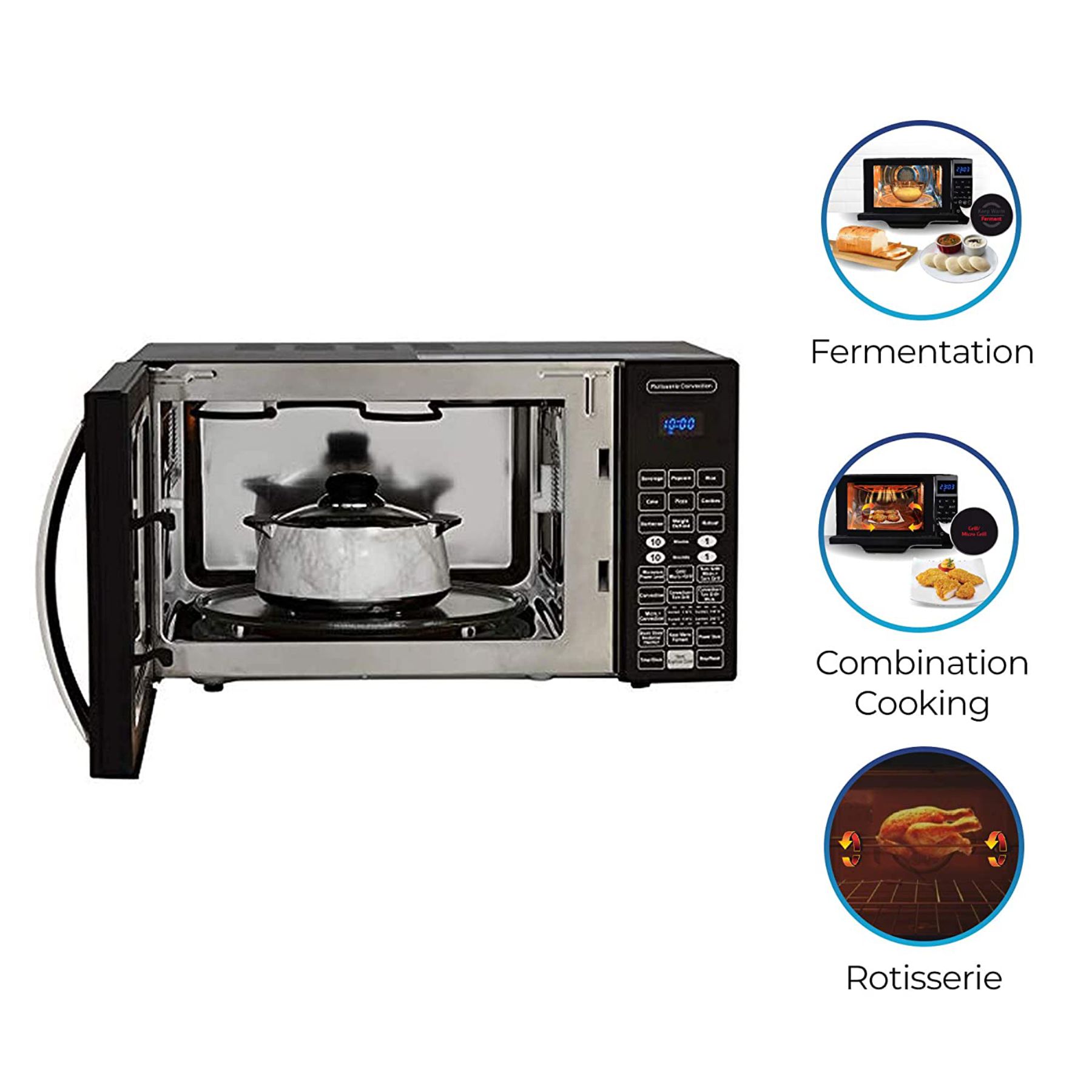 IFB 30 L Convection Microwave Oven (30FRC2, Floral Pattern & Black, With Starter Kit) - Image 5