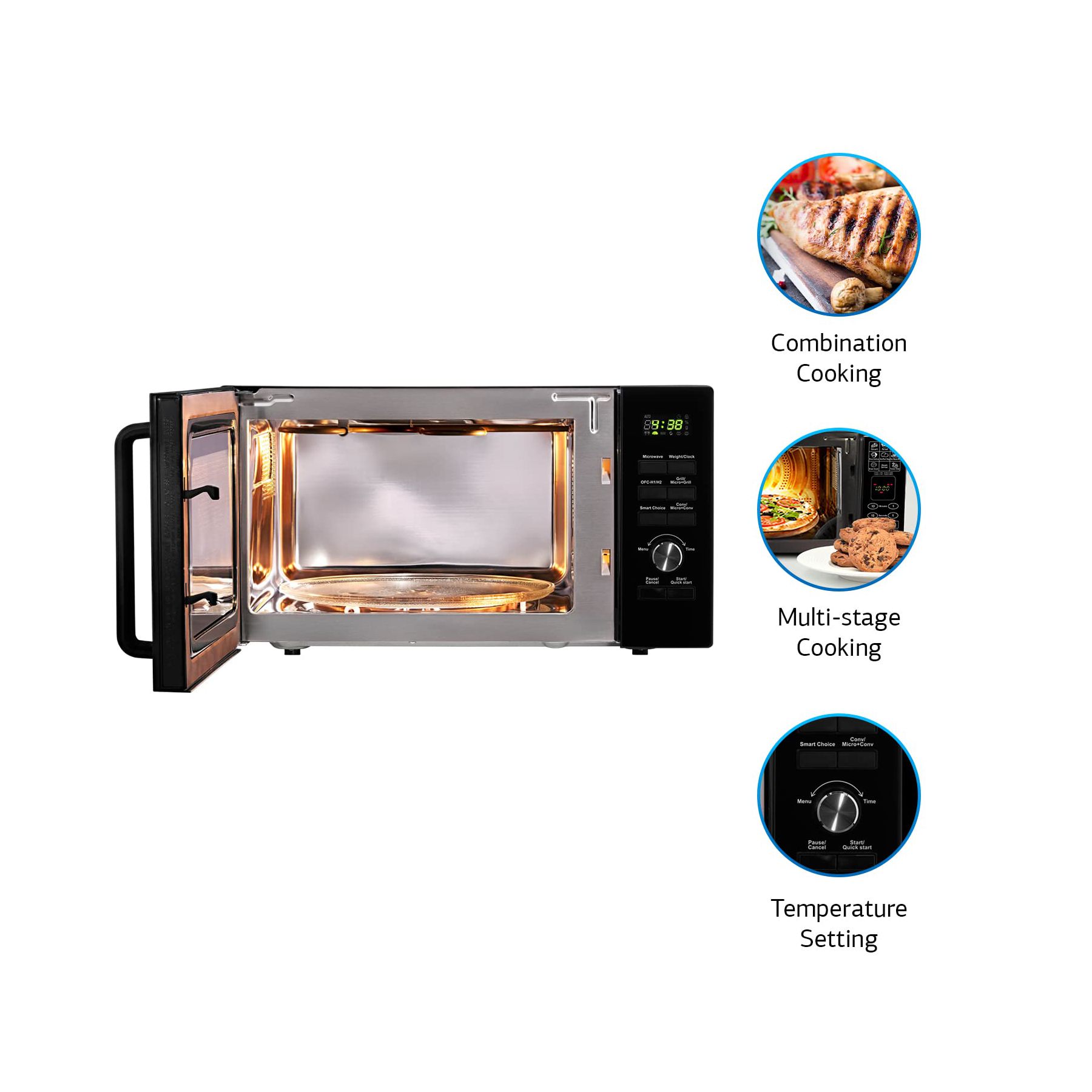 IFB 30 L Convection Microwave Oven (30BC5, Black, With Starter Kit) - Image 8