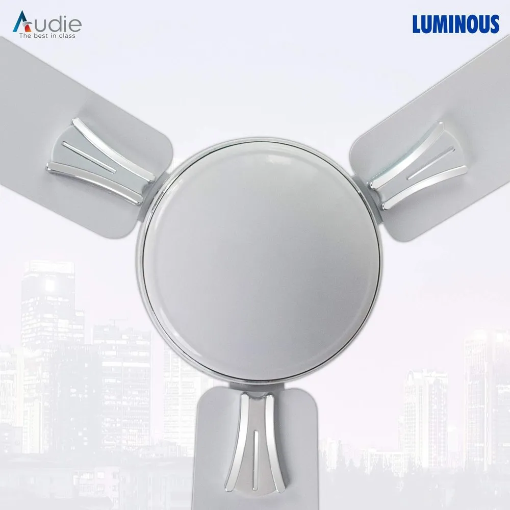 Luminous Jaipur Ghoomar 1200mm Ceiling Fan (Makrana White) - Image 2