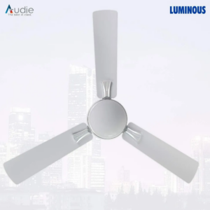 Luminous Jaipur Ghoomar 1200mm Ceiling Fan (Makrana White)