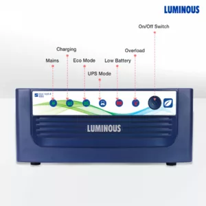Luminous Eco Volt Neo 1050 Pure Sine Wave 900VA/12V Inverter for Home, Office and Shops