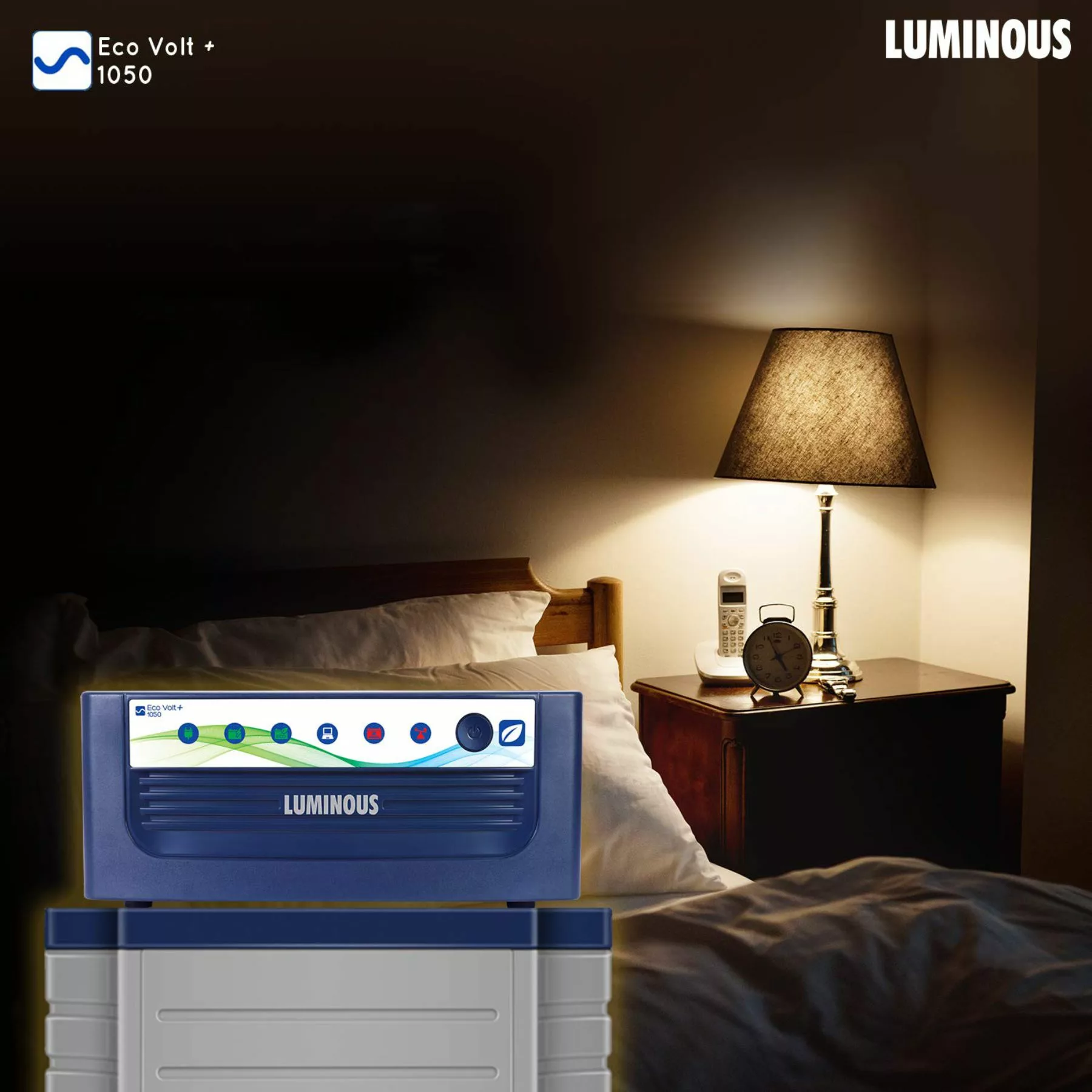 Luminous Eco Watt Neo 900 Square Wave 800/12V Inverter for Home, Office and Shops - Image 4