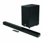 JBL Cinema SB190 Deep Bass, Dolby Atmos Soundbar with Wireless Subwoofer for Extra Deep Bass, 2.1 Channel with Remote, Sound Mode for Voice Clarity, HDMI eARC, Bluetooth & Optical Connectivity