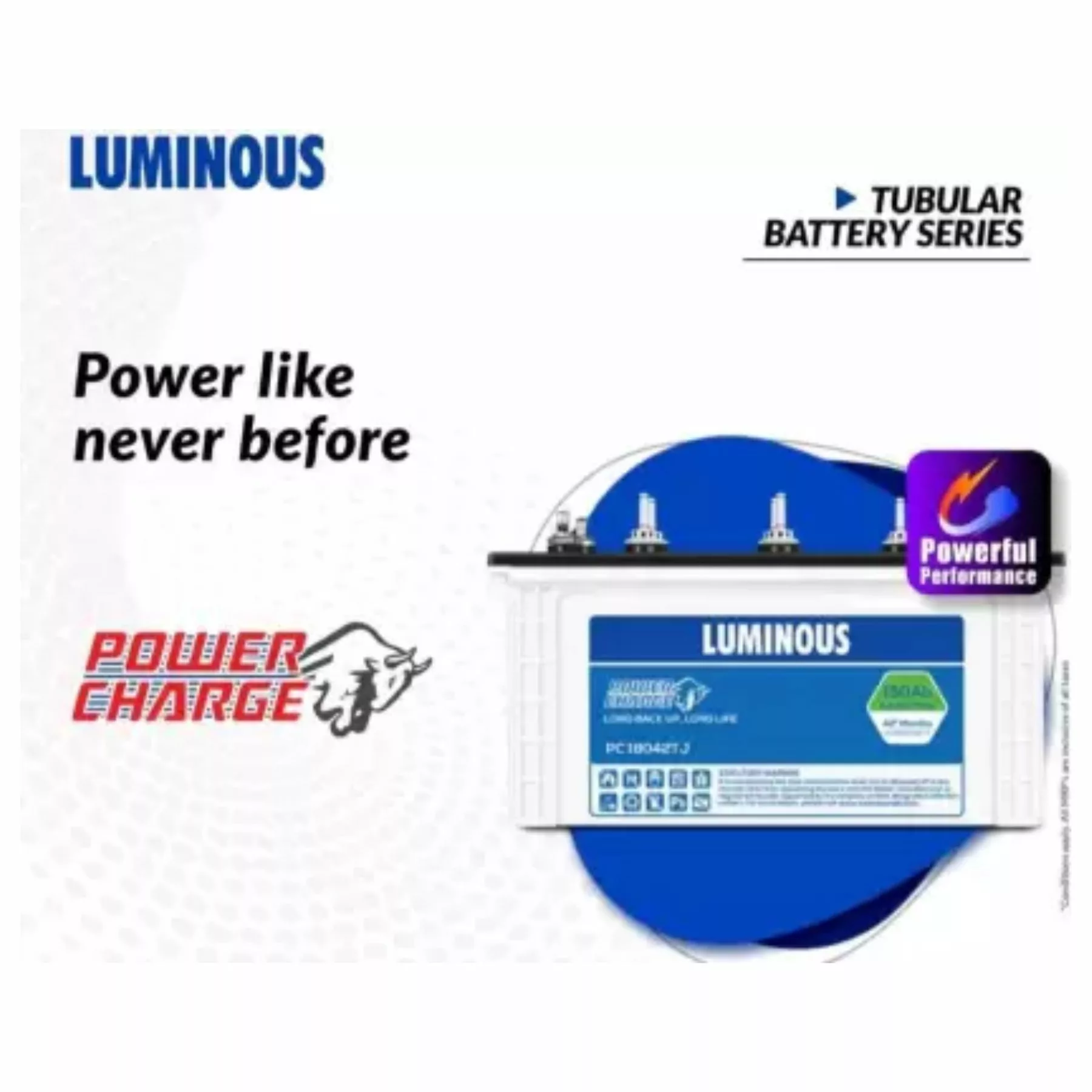 Luminous Power Charge PC 18042TJ 150 Ah Tall Jumbo Inverter Battery for Home, Office & Shops - Image 6