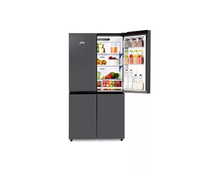 Godrej 670 L Multi Door, Triple Zones with Convertible Mode, Advanced Controls Frost Free Inverter Refrigerator(2023 Model, RM EONVELVET 685 RIT GR BK, Graphite Black) - Image 2