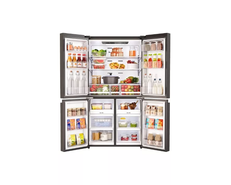 Godrej 670 L Multi Door, Triple Zones with Convertible Mode, Advanced Controls Frost Free Inverter Refrigerator(2023 Model, RM EONVELVET 685 RIT GR BK, Graphite Black) - Image 4